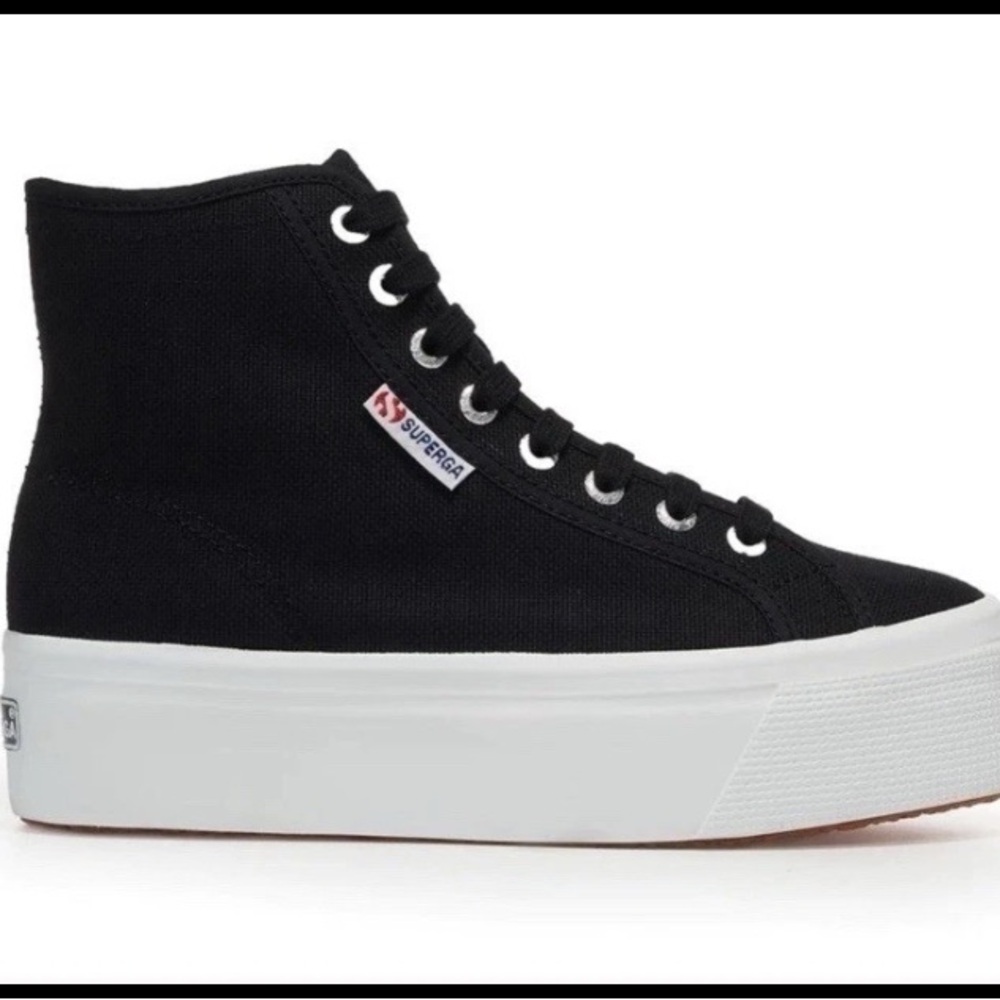 Women’s Superga hi-top sneakers